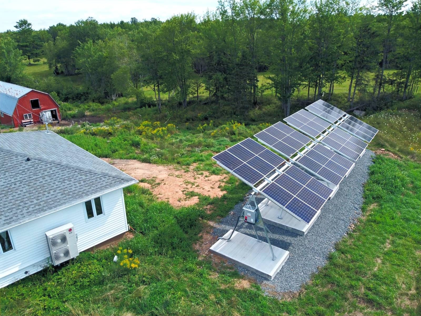 24-panel A-Frame array in Cogmagun