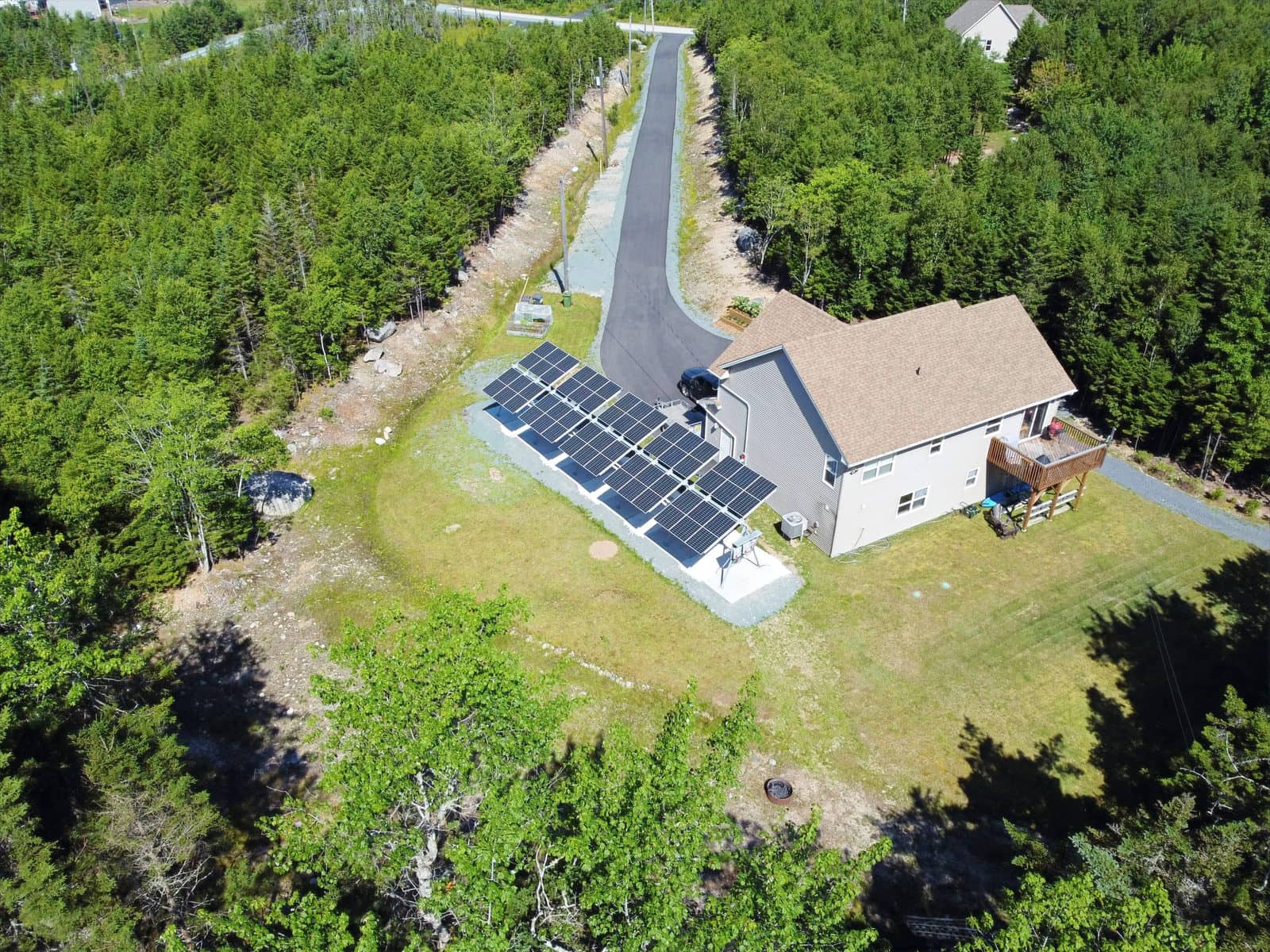 30-panel seasonally adjustable array in Upper Tantallon