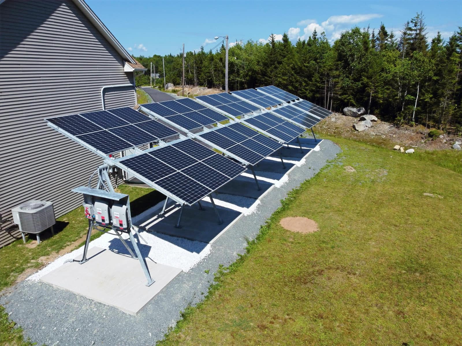 Boomerang A-Frame seasonally-adjustable bifacial racking